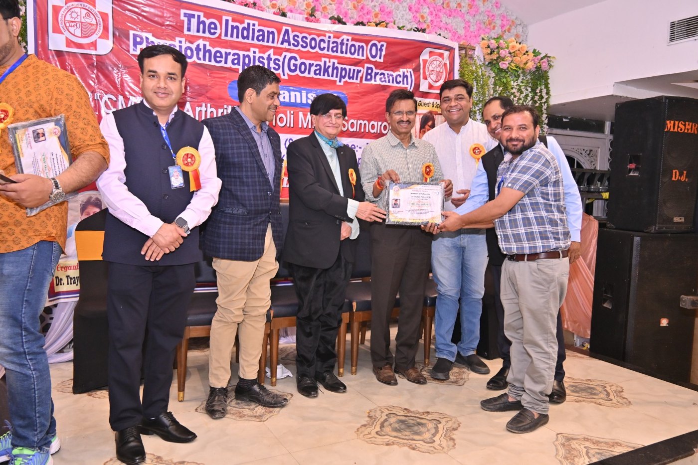 Certificates awarded to delegates at IAP Gorakhpur CME